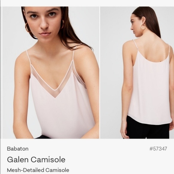 Aritzia Babaton Galen Camisole Tank Top Lemongrass Size XXS - Picture 13 of 13